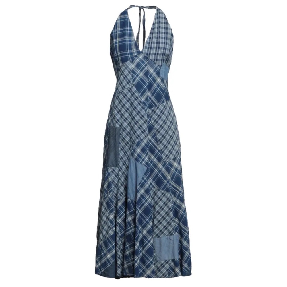 Mid-length dress Polo Ralph Lauren Blue Tag in Cotton
